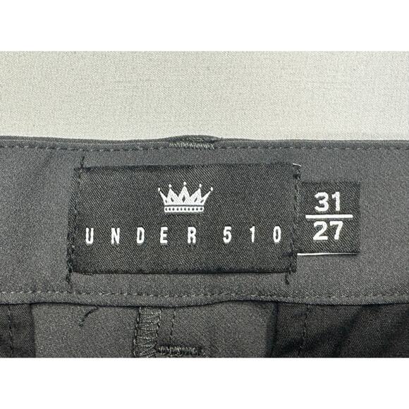 Under 5'10 Men's Super Stretch Gray Performance Pants - Size 31x27 (32x27) - Picture 3 of 4